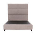 ΚΡΕΒΑΤΙ HMIΔΙΠΛΟ MILO ΑΠΟ ΜΠΕΖ ΥΦΑΣΜΑ LH10.646.32 ΓΙΑ ΣΤΡΩΜΑ 120x200 εκ. - Image 3