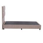 ΚΡΕΒΑΤΙ HMIΔΙΠΛΟ MILO ΑΠΟ ΜΠΕΖ ΥΦΑΣΜΑ LH10.646.32 ΓΙΑ ΣΤΡΩΜΑ 120x200 εκ. - Image 5