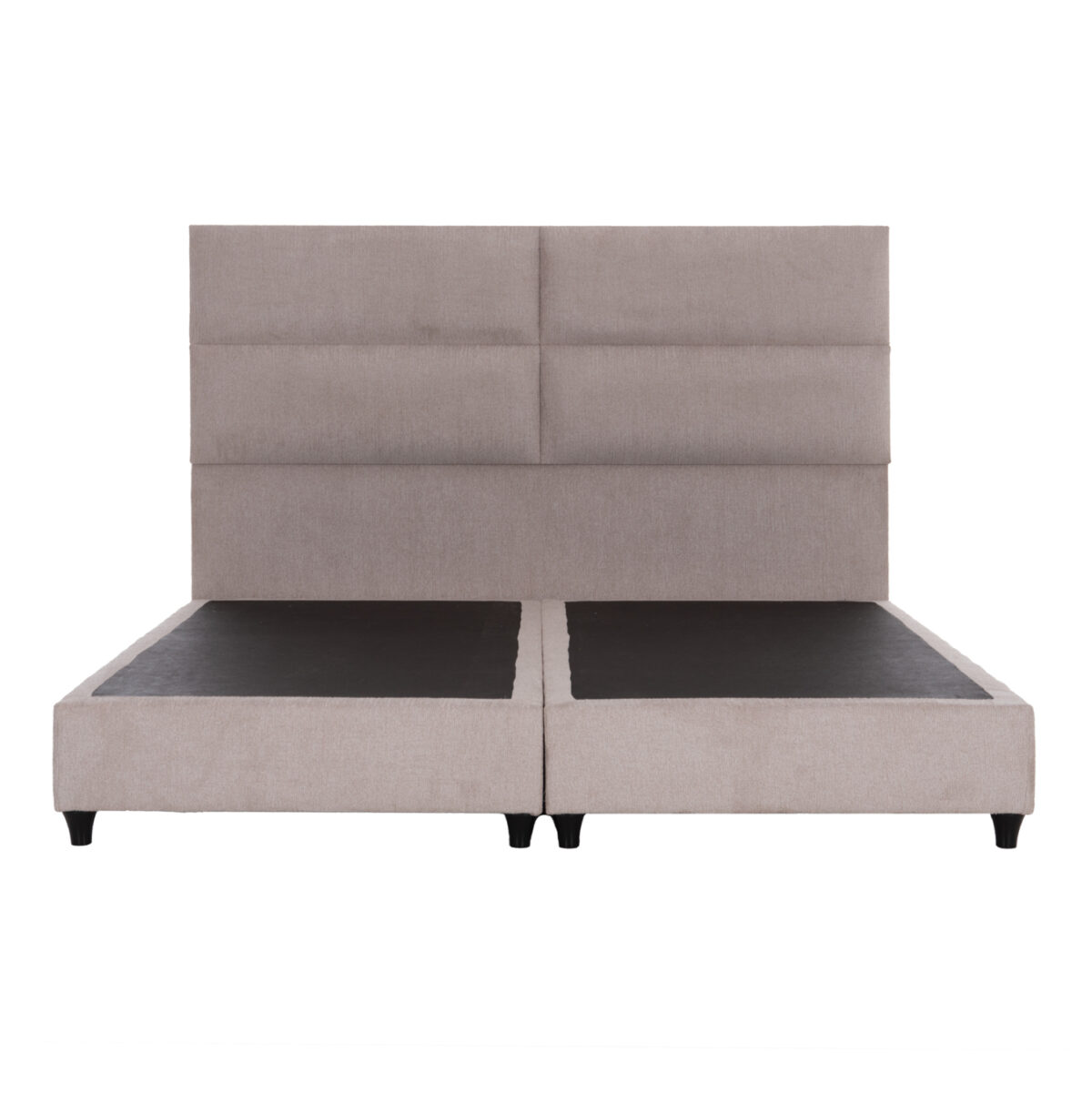 ΚΡΕΒΑΤΙ ΥΠΕΡΔΙΠΛΟ MILO ΑΠΟ ΜΠΕΖ ΥΦΑΣΜΑ LH10.628.32 ΓΙΑ ΣΤΡΩΜΑ 180x200 εκ. - Image 3