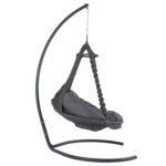 ΚΡΕΜΑΣΤΗ ΦΩΛΙΑ AUGUST ΜΑΚΡΑΜΕ-ΜΕΤΑΛΛΟ ΑΝΘΡΑΚΙ LH10.5922.10 123x113x145Υεκ. - Image 3