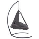 ΚΡΕΜΑΣΤΗ ΦΩΛΙΑ AUGUST ΜΑΚΡΑΜΕ-ΜΕΤΑΛΛΟ ΑΝΘΡΑΚΙ LH10.5922.10 123x113x145Υεκ. - Image 4