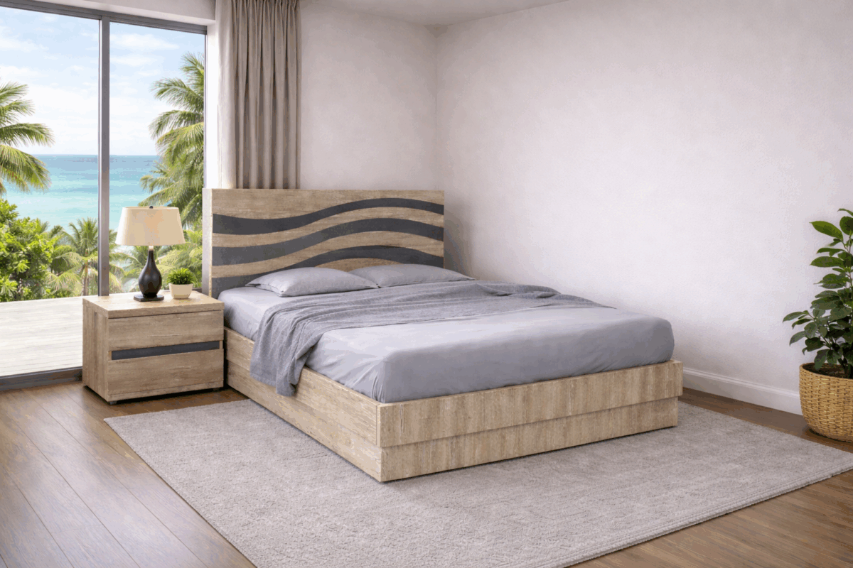 ΚΡΕΒΑΤΙ ΜΕ ΛΑΚΑ "ΚΥΜΑ" - Image 1