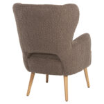 ΜΠΕΡΖΕΡΑ ΠΟΛΥΘΡΟΝΑ MYLIE ΜΠΟΥΚΛΕ ΥΦΑΣΜΑ ΚΑΦΕ ΑΝΟΙΧΤΟ LH10.8394.25 67x75x93Υ εκ. - Image 5