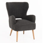 ΜΠΕΡΖΕΡΑ ΠΟΛΥΘΡΟΝΑ MYLIE ΓΚΡΙ ΜΠΟΥΚΛΕ LH10.8394.21 66X75X93Υ εκ.