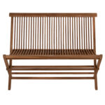 ΠΑΓΚΑΚΙ KENDALL LH10.9541 ΠΤΥΣΣΟΜΕΝΟ ΑΠΟ ΞΥΛΟ ΤΕΑΚ ΣΕ ΦΥΣΙΚΟ ΧΡΩΜΑ 120x62x89Υεκ. - Image 3