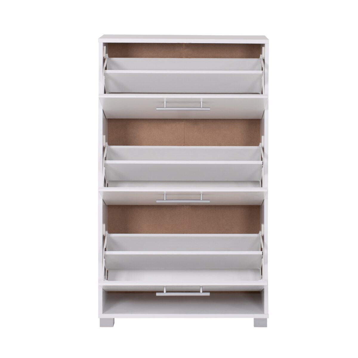 ΠΑΠΟΥΤΣΟΘΗΚΗ DAVINA ΜΕΛΑΜΙΝΗΣ 3ΘΕΣΕΩΝ LH10.2221.05 ΛΕΥΚΗ 62Χ24Χ110Υ εκ. - Image 4