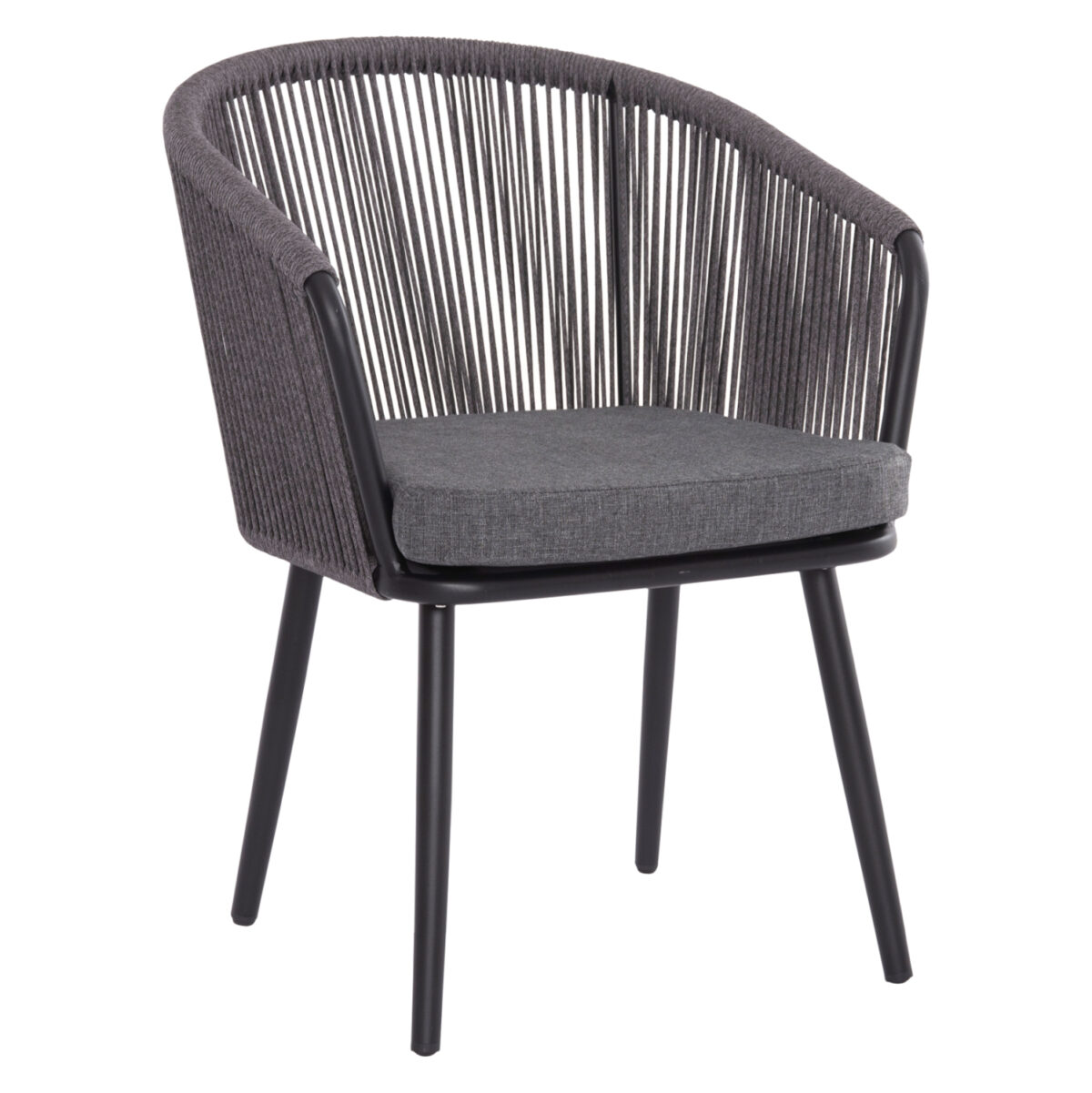 ΠΟΛΥΘΡΟΝΑ ΑΛΟΥΜΙΝΙΟΥ HARRIET LH10.5548.13 ΜΑΥΡΗ-ΑΝΘΡΑΚΙ ΣΧΟΙΝΙ & ΜΑΞΙΛΑΡΙ 60x62x80,5Υεκ - Image 1