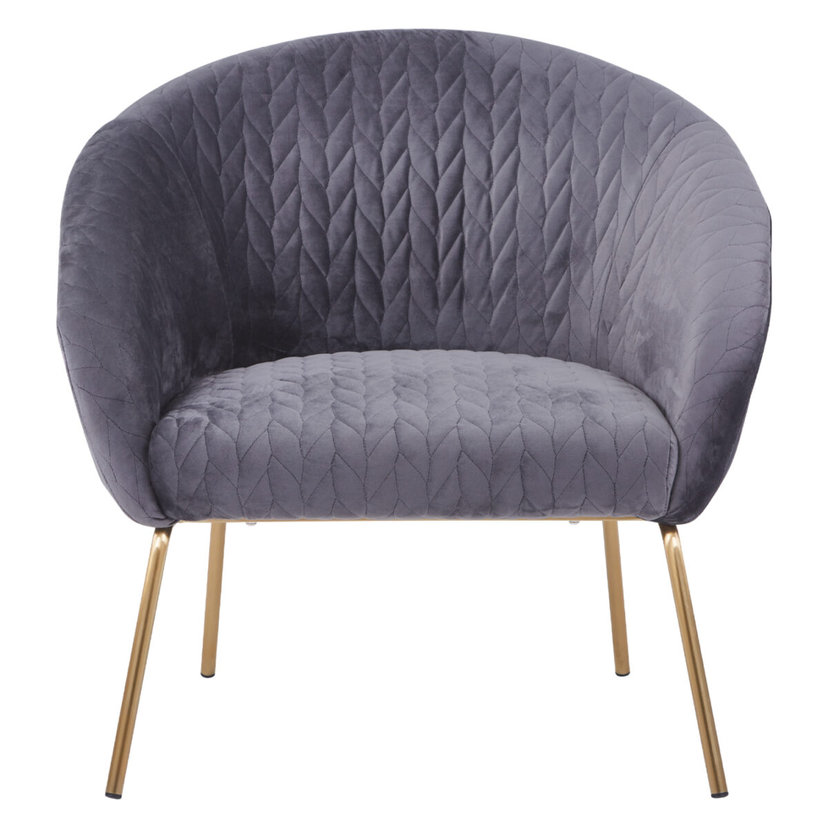 ΠΟΛΥΘΡΟΝΑ JOYCE ΒΕΛΟΥΔΟ ΓΚΡΙ ΚΑΙ ΜΕΤΑΛΛΙΚΑ ΠΟΔΙΑ LH10.8549.01 80X76X75Y εκ. - Image 3