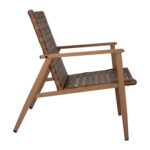 ΠΟΛΥΘΡΟΝΑ FELIPE LH10.5868.01 ΜΕΤΑΛΛΟ ΟΨΗ ΞΥΛΟΥ & RATTAN ΔΕΡΜΑ-LOOK 63,5x75,5x77εκ. - Image 4