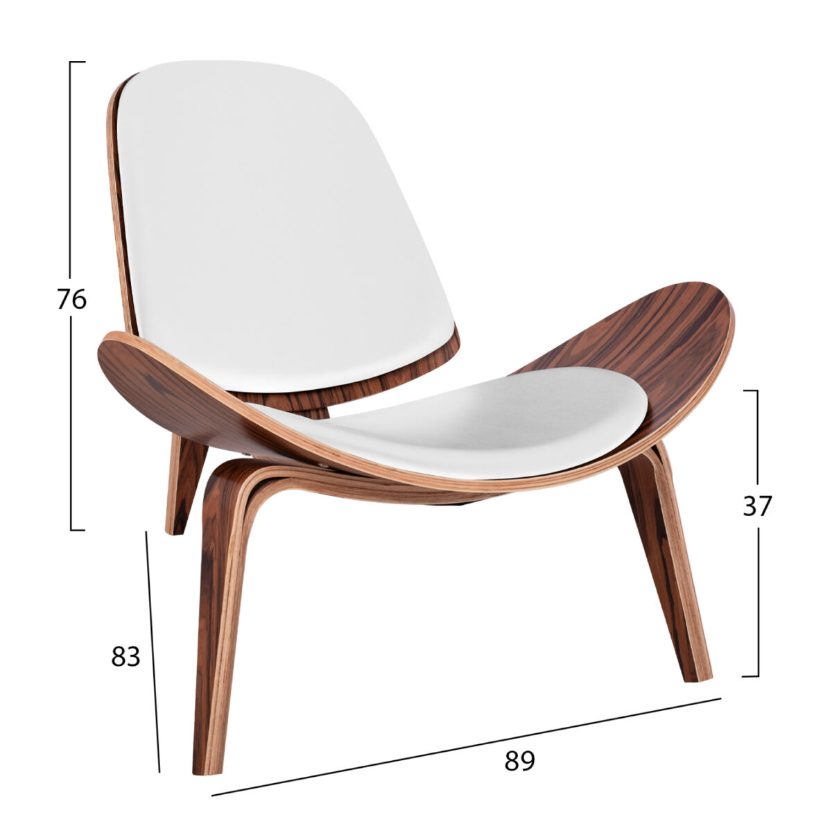 ΠΟΛΥΘΡΟΝΑ SUPERIOR PLUS LH10.1128.13 ΚΑΡΥΔΙ ΜΕ ΛΕΥΚΟ ΜΑΞΙΛΑΡΙ PU 89x83x76Y εκ. - Image 2