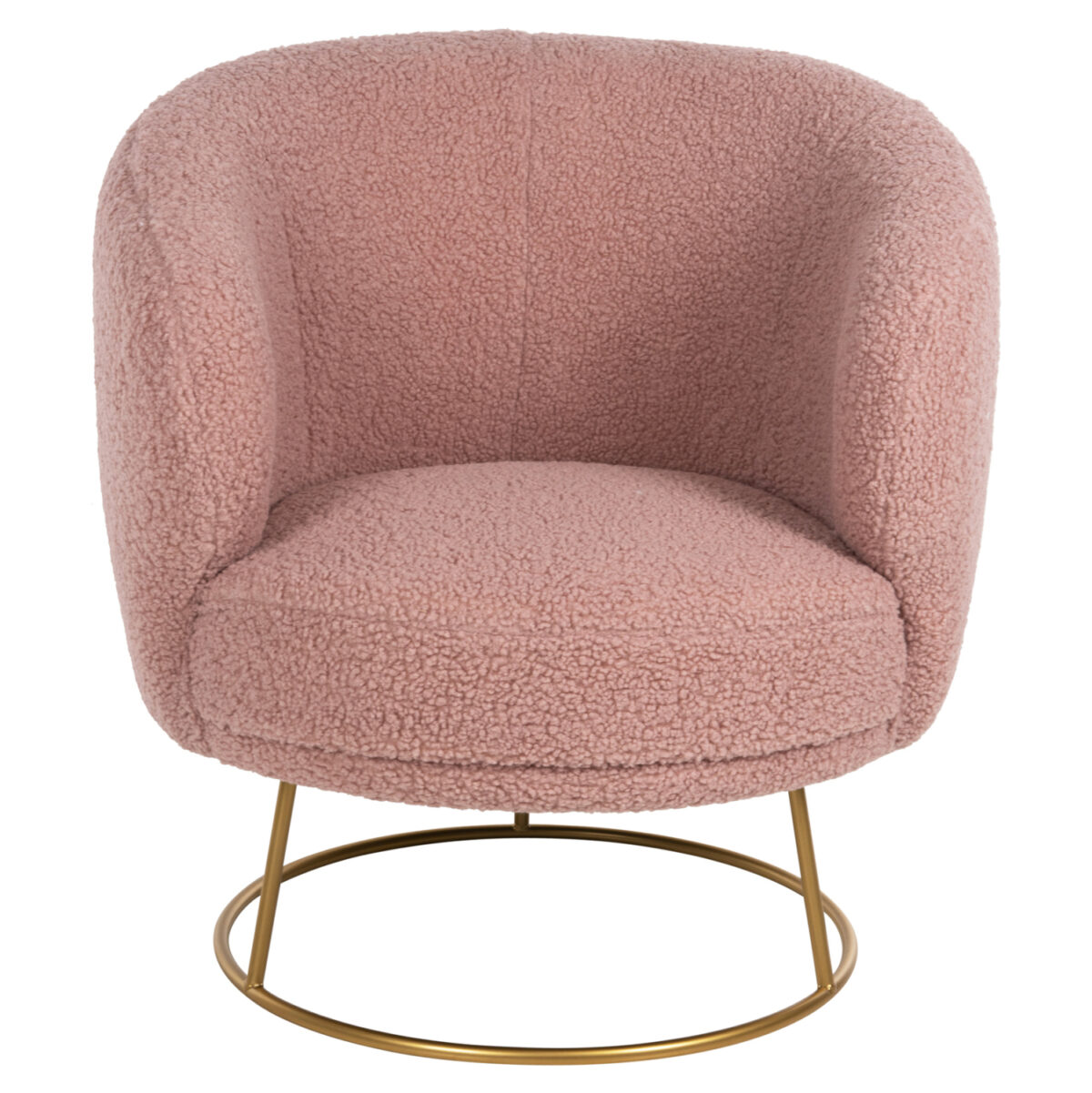 ΠΟΛΥΘΡΟΝΑ ARIEN LH10.8403.22 ΥΦΑΣΜΑ ΜΠΟΥΚΛΕ ΣΑΠΙΟ ΜΗΛΟ ΜΕ ΧΡΥΣΗ ΒΑΣΗ 78x75x84Y εκ. - Image 3