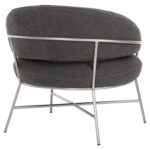 ΠΟΛΥΘΡΟΝΑ TRUDI LH10.8639.21 ΑΠΟ ΜΠΟΥΚΛΕ ΓΚΡΙ ΜΕ ΑΣΗΜΙ ΜΕΤΑΛΛΙΚΟ ΣΚΕΛΕΤΟ 84x79x76Υ εκ. - Image 5