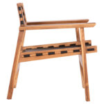 ΠΟΛΥΘΡΟΝΑ KONNA LH10.9928.01 TEAK ΞΥΛΟ ΣΕ ΦΥΣΙΚΟ-ΔΕΡΜΑ ΑΓΕΛΑΔΟΣ ΣΕ ΜΑΥΡΟ 80x64x73Υεκ. - Image 4