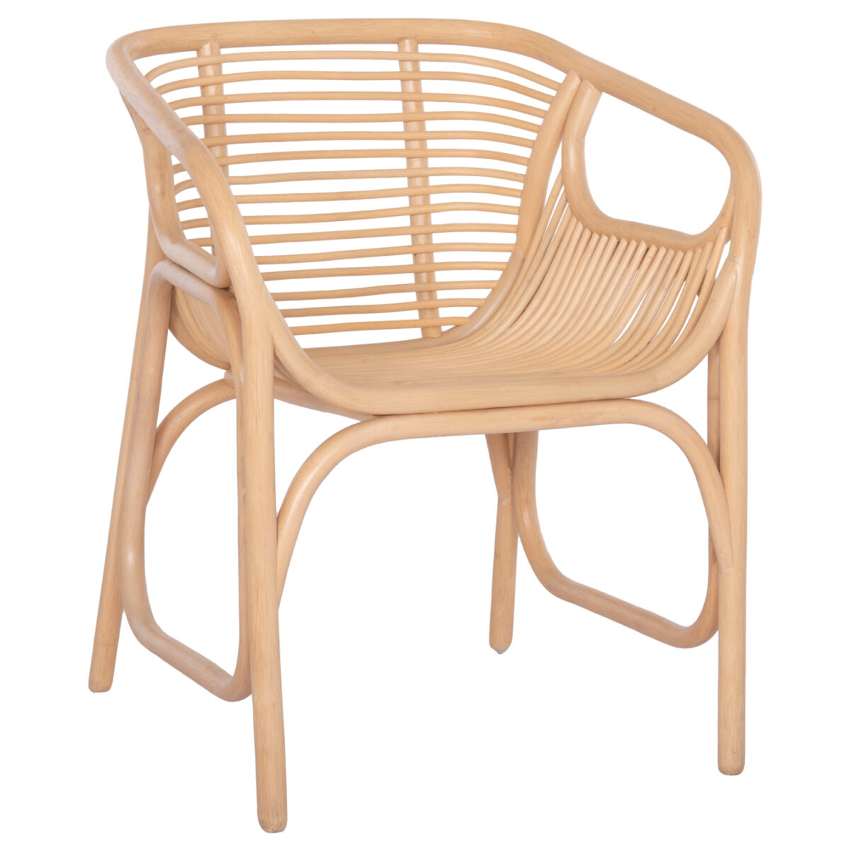 ΠΟΛΥΘΡΟΝΑ MEL ΕΣΩΤ. ΧΩΡΩΝ LH10.9954.01 ΦΥΣΙΚΟ RATTAN 62x57,5x79,5Υεκ. - Image 1