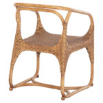 ΠΟΛΥΘΡΟΝΑ RELIK ΕΣΩΤ. ΧΩΡΩΝ LH10.9955.02 ΦΥΣΙΚΟ RATTAN-ΚΑΡΥΔΙ ΧΡΩΜΑ 60x57x79Υεκ. - Image 5