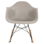 ΠΟΛΥΘΡΟΝΑ ΚΟΥΝΙΣΤΗ ΜΕ ΚΑΘΙΣΜΑ ΓΚΡΙ MIRTO & ΜΑΥΡΟ ΣΚΕΛΕΤΟ LH10.0035.20 61x71x64 εκ. - Image 3