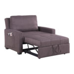 ΠΟΛΥΘΡΟΝΑ-ΚΡΕΒΑΤΙ KANNA LH10.3083.01 ΚΑΦΕ ΥΦΑΣΜΑ 112x96x85Υεκ. - Image 2