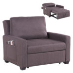 ΠΟΛΥΘΡΟΝΑ-ΚΡΕΒΑΤΙ KANNA LH10.3083.01 ΚΑΦΕ ΥΦΑΣΜΑ 112x96x85Υεκ.