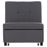 ΠΟΛΥΘΡΟΝΑ-ΚΡΕΒΑΤΙ LIBRE LH10.3295.01 ΓΚΡΙ ΥΦΑΣΜΑ 75x106x87Υεκ. - Image 4