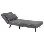 ΠΟΛΥΘΡΟΝΑ ΚΡΕΒΑΤΙ BRAXTON LH10.8425.10 ΣΚΟΥΡΟ ΓΚΡΙ ΥΦΑΣΜΑ 78x88x78Υεκ. - Image 4