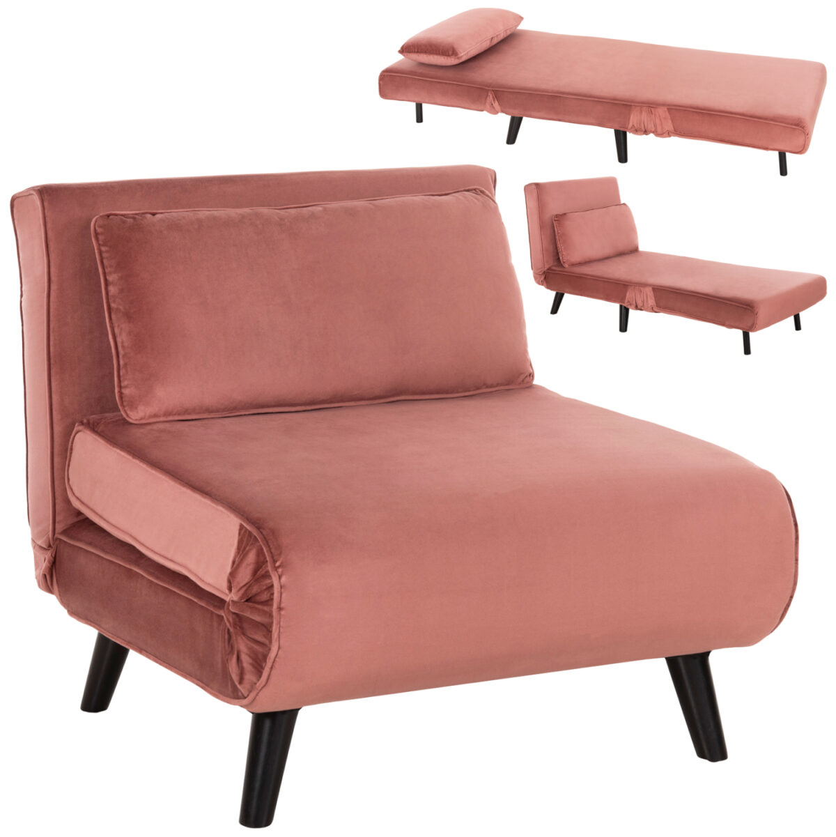 ΠΟΛΥΘΡΟΝΑ ΚΡΕΒΑΤΙ BRAXTON LH10.8425.22 ΒΕΛΟΥΔΟ ΣΑΠΙΟ ΜΗΛΟ 78x88x78Υεκ. - Image 1