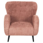 ΠΟΛΥΘΡΟΝΑ ΜΠΕΡΖΕΡΑ KRYLY LH10.9593.02 ΡΟΖ ΜΠΟΥΚΛΕ-ΜΑΥΡΑ ΞΥΛΙΝΑ ΠΟΔΙΑ 83x87x89Υεκ - Image 3