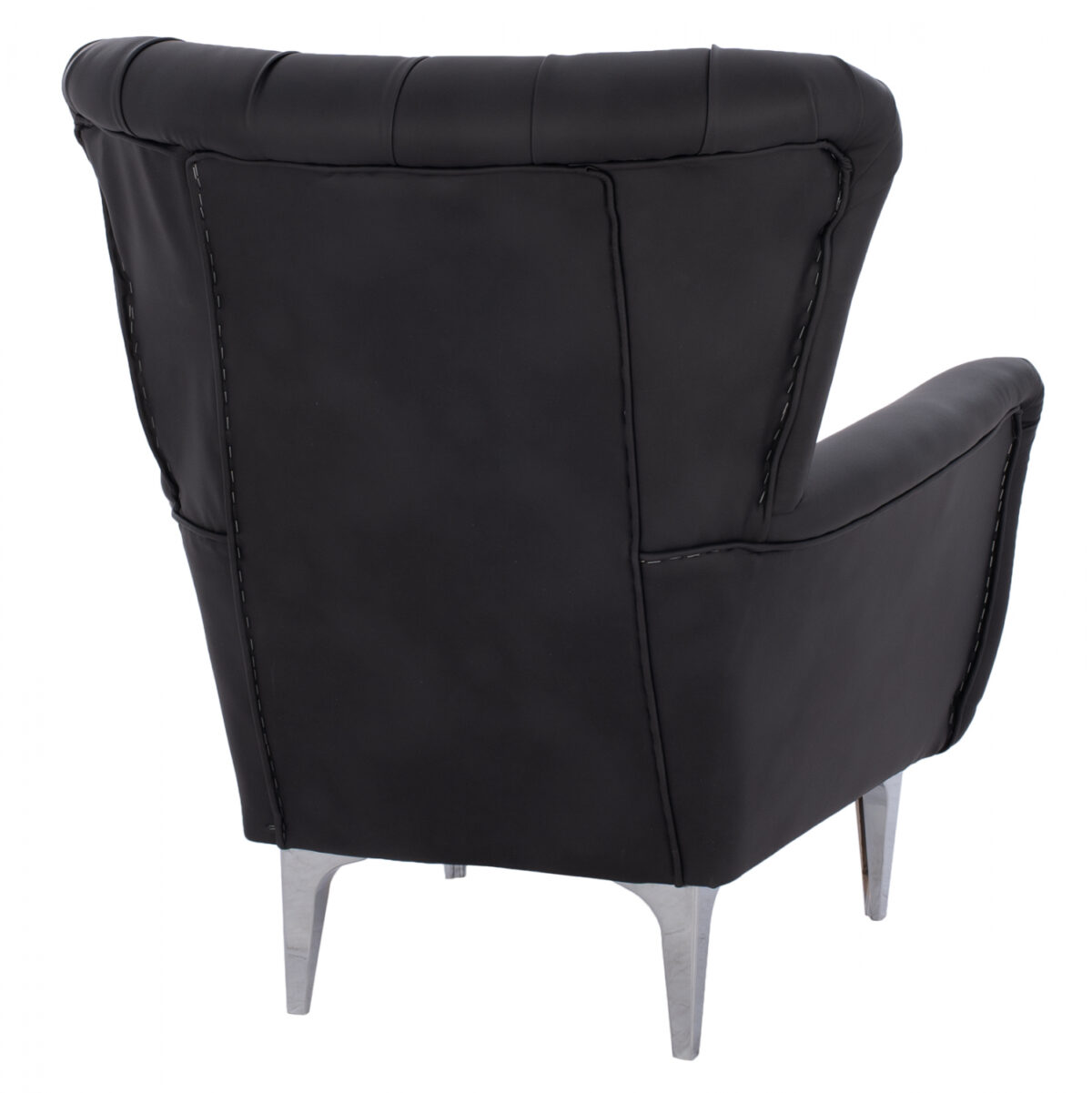 ΠΟΛΥΘΡΟΝΑ ΜΠΕΡΖΕΡΑ Τ. CHESTERFIELD ΣΕ ΧΡΩΜΑ ΜΑΥΡΟ LH10.9217.01 87x88x100 εκ. - Image 5