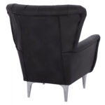 ΠΟΛΥΘΡΟΝΑ ΜΠΕΡΖΕΡΑ Τ. CHESTERFIELD ΣΕ ΧΡΩΜΑ ΜΑΥΡΟ LH10.9217.01 87x88x100 εκ. - Image 5