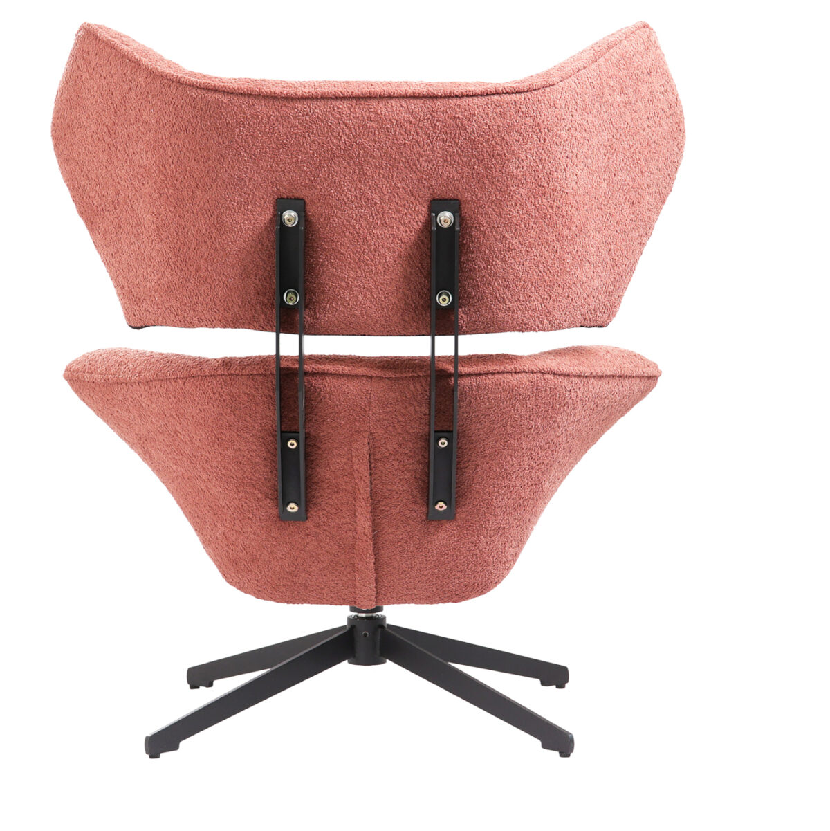 ΠΟΛΥΘΡΟΝΑ ΠΕΡΙΣΤΡΕΦΟΜΕΝΗ BRYLL LH10.9597.02 ΡΟΖ ΜΠΟΥΚΛΕ-ΜΑΥΡΗ ΒΑΣΗ 86x90x97Υεκ. - Image 4