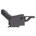 ΠΟΛΥΘΡΟΝΑ RELAX BRAYLEN LH10.3298.01 ΓΚΡΙ ΒΕΛΟΥΔΟ 85x90x95Υεκ. - Image 4