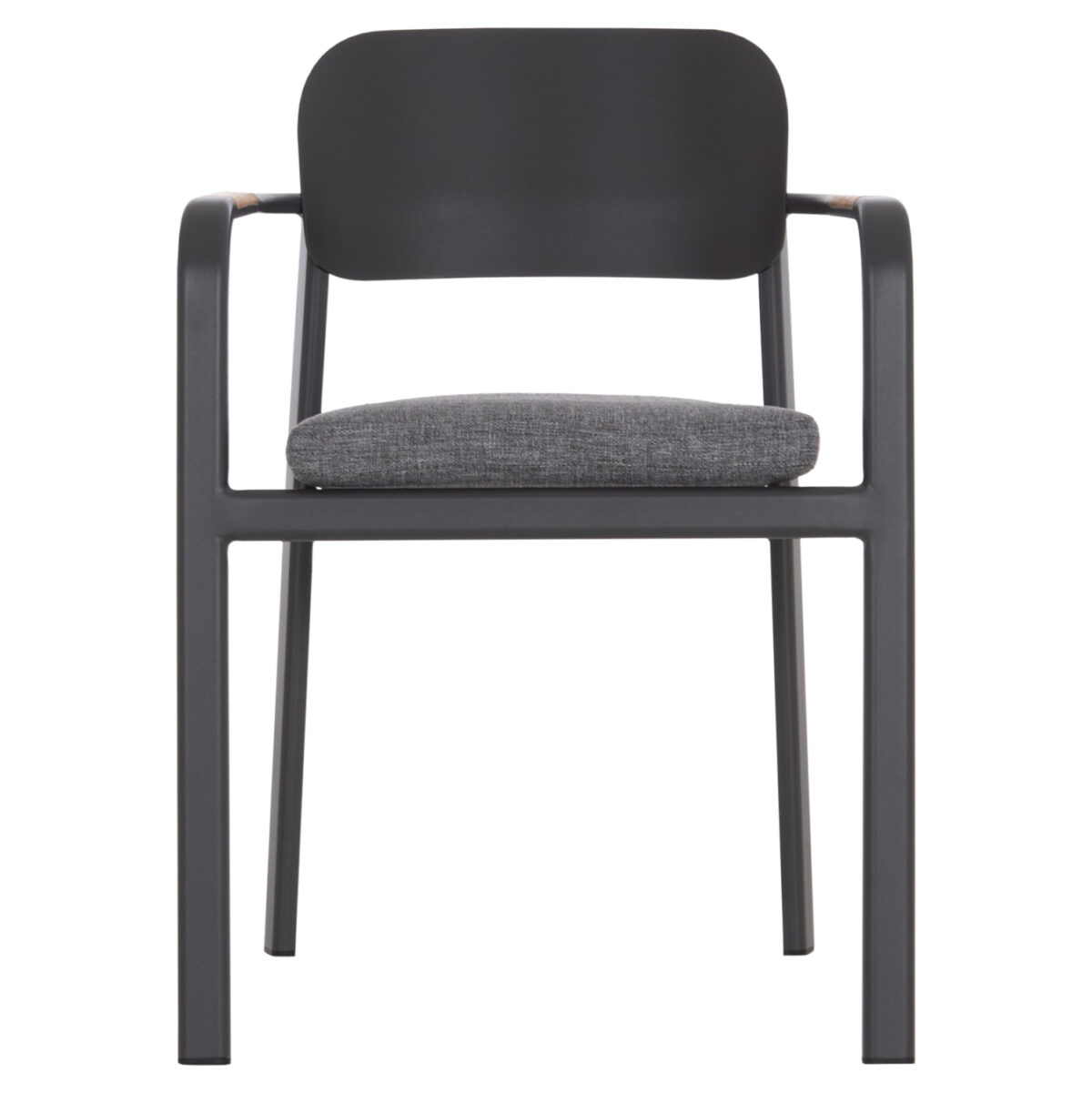 ΠΟΛΥΘΡΟΝΑ ΤΡΑΠΕΖΑΡΙΑΣ ELARA LH10.6414.01 ΓΚΡΙ ΑΛΟΥΜΙΝΙΟ-OLEFIN--ΞΥΛΟ TEAK 56x62x78Υεκ. - Image 3