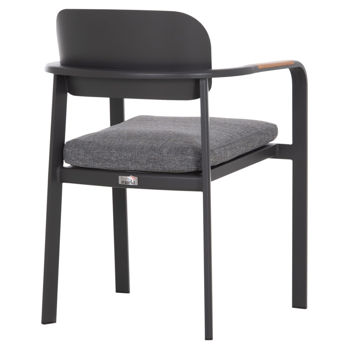 ΠΟΛΥΘΡΟΝΑ ΤΡΑΠΕΖΑΡΙΑΣ ELARA LH10.6414.01 ΓΚΡΙ ΑΛΟΥΜΙΝΙΟ-OLEFIN--ΞΥΛΟ TEAK 56x62x78Υεκ. - Image 5