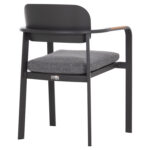 ΠΟΛΥΘΡΟΝΑ ΤΡΑΠΕΖΑΡΙΑΣ ELARA LH10.6414.01 ΓΚΡΙ ΑΛΟΥΜΙΝΙΟ-OLEFIN--ΞΥΛΟ TEAK 56x62x78Υεκ. - Image 5