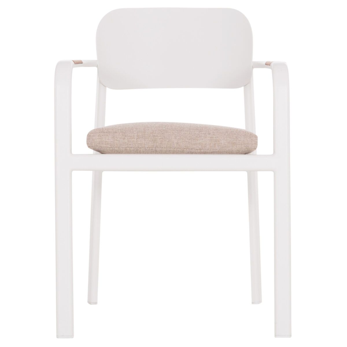 ΠΟΛΥΘΡΟΝΑ ΤΡΑΠΕΖΑΡΙΑΣ ELARA LH10.6414.02 ΛΕΥΚΟ ΑΛΟΥΜΙΝΙΟ-ΜΠΕΖ OLEFIN--TEAK 56x62x78Υεκ - Image 3