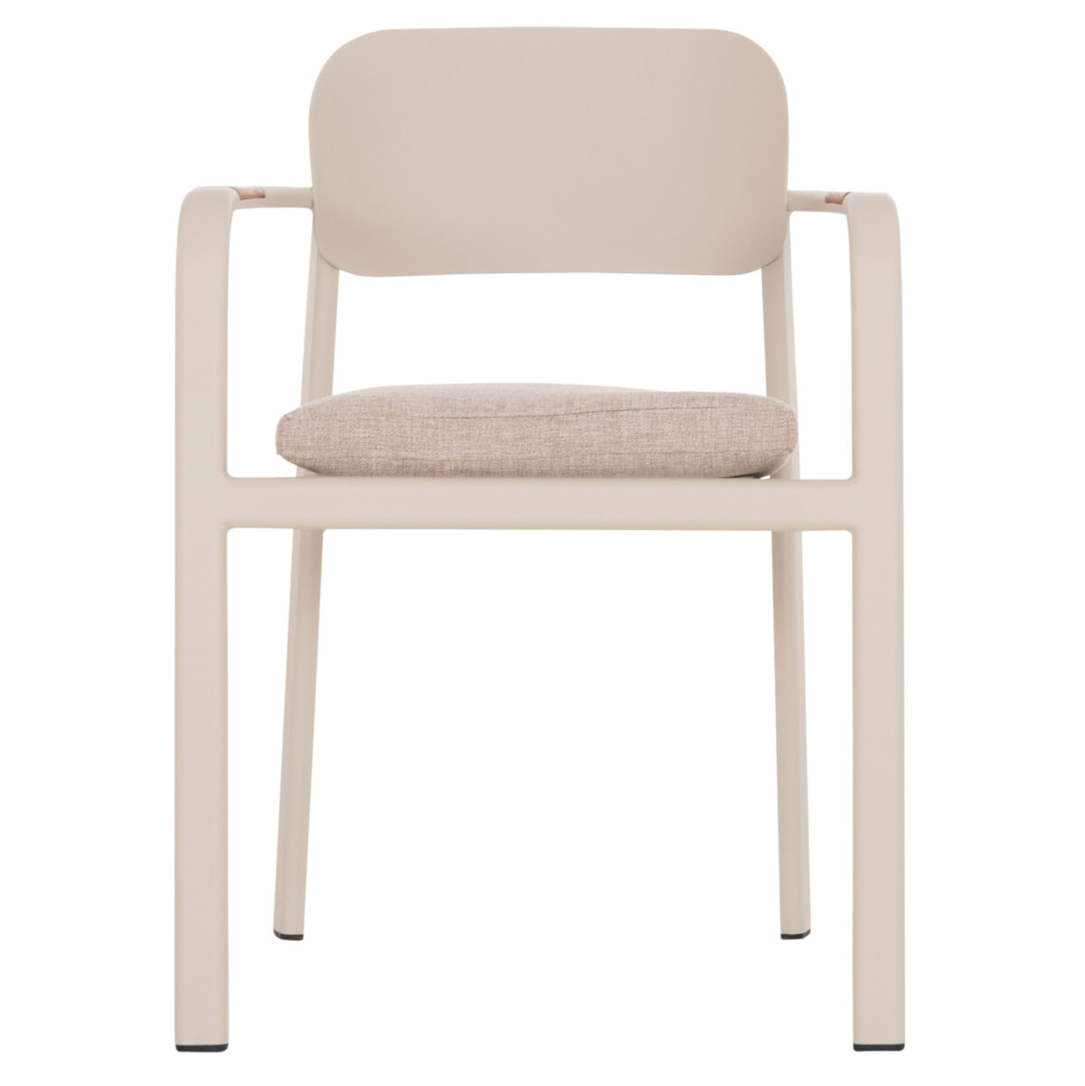 ΠΟΛΥΘΡΟΝΑ ΤΡΑΠΕΖΑΡΙΑΣ ELARA LH10.6414.05 ΜΠΕΖ ΑΛΟΥΜΙΝΙΟ-OLEFIN--ΞΥΛΟ TEAK 56x62x78Υεκ. - Image 3