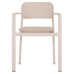 ΠΟΛΥΘΡΟΝΑ ΤΡΑΠΕΖΑΡΙΑΣ ELARA LH10.6414.05 ΜΠΕΖ ΑΛΟΥΜΙΝΙΟ-OLEFIN--ΞΥΛΟ TEAK 56x62x78Υεκ. - Image 3