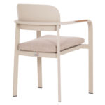 ΠΟΛΥΘΡΟΝΑ ΤΡΑΠΕΖΑΡΙΑΣ ELARA LH10.6414.05 ΜΠΕΖ ΑΛΟΥΜΙΝΙΟ-OLEFIN--ΞΥΛΟ TEAK 56x62x78Υεκ. - Image 5