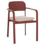 ΠΟΛΥΘΡΟΝΑ ΤΡΑΠΕΖΑΡΙΑΣ ELARA LH10.6414.07 ΚΕΡΑΜΙΔΙ ΑΛΟΥΜΙΝΙΟ-ΜΠΕΖ OLEFIN--TEAK 56x62x78Υεκ