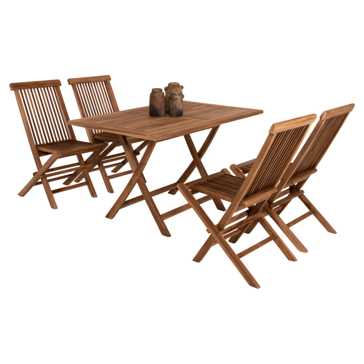 ΣΕΤ ΤΡΑΠΕΖΑΡΙΑΣ ΕΞΩΤ. ΧΩΡΟΥ 5ΤΜΧ KENDALL LH10.11955 ΜΑΣΙΦ ΞΥΛΟ TEAK ΦΥΣΙΚΟ - Image 1