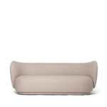 KΑΝΑΠΕΣ 3Θ 210x84x76 "VELOUR BEIGE" - Image 2