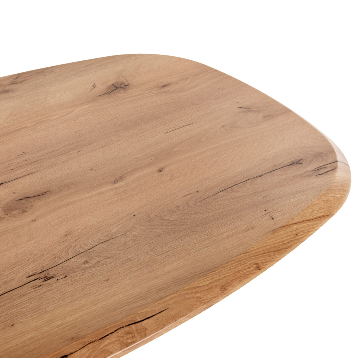 ΤΡΑΠΕΖΙ ΟΒΑΛ RODDEN LH10.11903.01 ΜΕ WERZALIT ΦΥΣΙΚΟ-ΜΑΥΡΗ ΧΙΑΣΤΙ ΒΑΣΗ 146x94x75Υεκ - Image 5