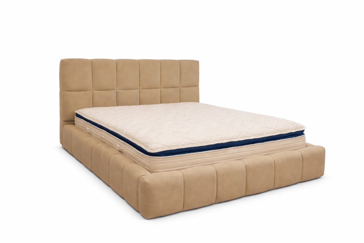 ΚΡΕΒΑΤΙ ΜΕ ΥΦΑΣΜΑ ΑΔΙΑΒΡΟΧΟ ΚΑΙ ΑΛΕΚΙΑΣΤΟ 90/110/140/150/160/180x190-200εκ. "JOHANNA" - Image 2