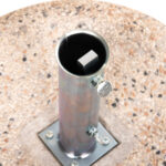 ΒΑΣΗ ΟΜΠΡΕΛΑΣ ΨΗΦΙΔΑ 70KG PREMIUM ΜΕ ΧΕΡΟΥΛΙΑ LH10.5476.70P ΜΕ ΣΩΛΗΝΑ ΔΙΑΜΕΤΡΟΥ Φ62mm - Image 3