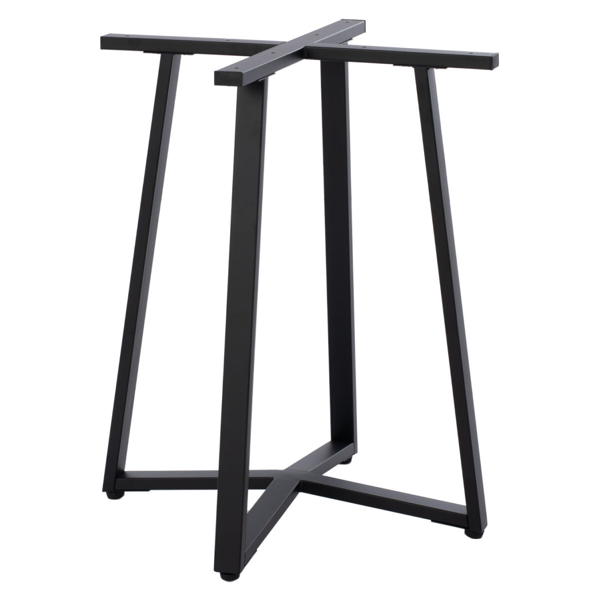 basi-trapezioy-mayri-metalliki-fb947001- ΒΑΣΗ ΤΡΑΠΕΖΙΟΥ ΜΑΥΡΗ ΜΕΤΑΛΛΙΚΗ LH10.470.01 60x60x72Υ εκ. - Image 1