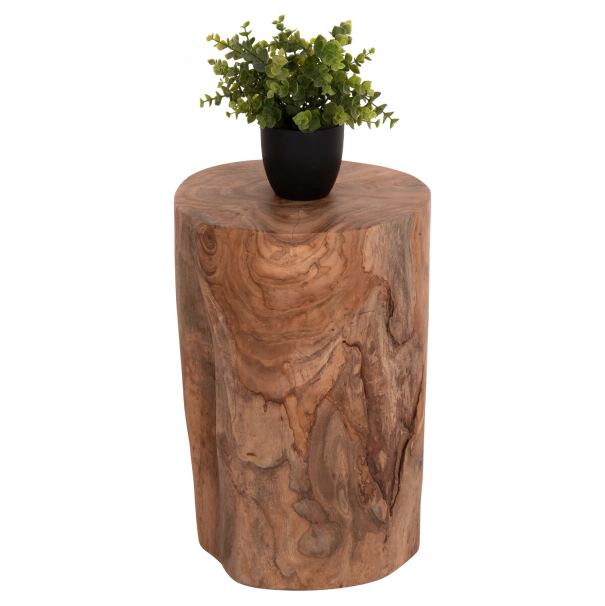 ΒΟΗΘΗΤΙΚΟ ΤΡΑΠΕΖΑΚΙ/ΣΚΑΜΠΟ TRONCO LH10.9374.21 ΞΥΛΟ TEAK--ΦΥΣΙΚΟ Φ30x45Υεκ. - Image 3