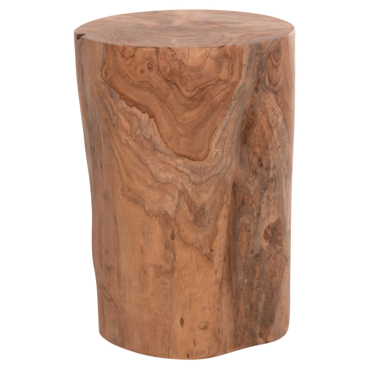 ΒΟΗΘΗΤΙΚΟ ΤΡΑΠΕΖΑΚΙ/ΣΚΑΜΠΟ TRONCO LH10.9374.21 ΞΥΛΟ TEAK--ΦΥΣΙΚΟ Φ30x45Υεκ. - Image 4