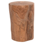 ΒΟΗΘΗΤΙΚΟ ΤΡΑΠΕΖΑΚΙ/ΣΚΑΜΠΟ TRONCO LH10.9374.21 ΞΥΛΟ TEAK--ΦΥΣΙΚΟ Φ30x45Υεκ. - Image 4