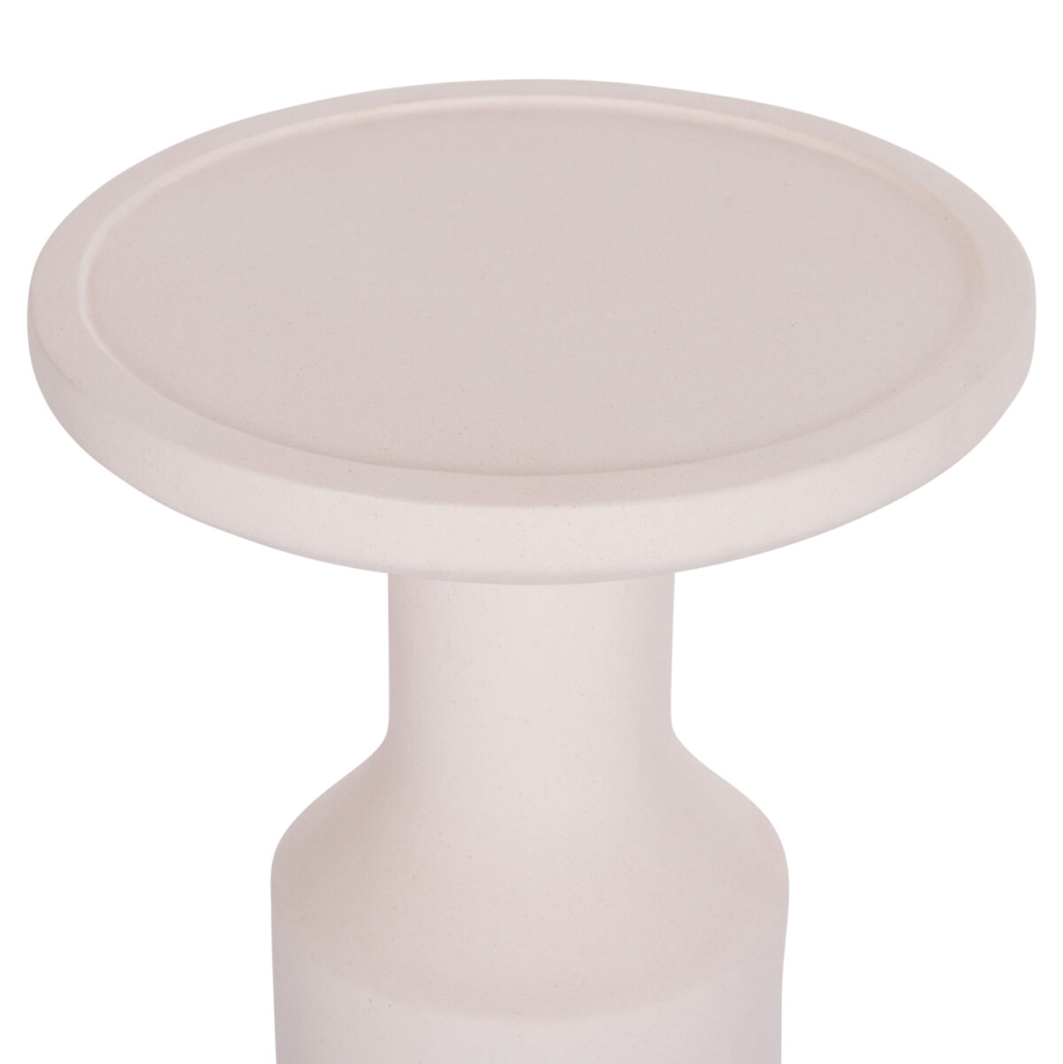 ΒΟΗΘΗΤΙΚΟ ΤΡΑΠΕΖΙ TRED(T) LH10.18169.02 FIBER CEMENT ΛΕΥΚΟ-ΦΥΣΙΚΟ RATTAN--Φ40x61Υεκ. - Image 4