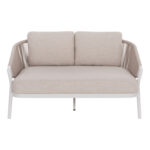 DAYBED ΣΕΙΡΑ XANTION LH10.6474.02 ΛΕΥΚΟ ΑΛΟΥΜΙΝΙΟ--ΣΧΟΙΝΙ--OLEFIN 157x147x88Υεκ - Image 3