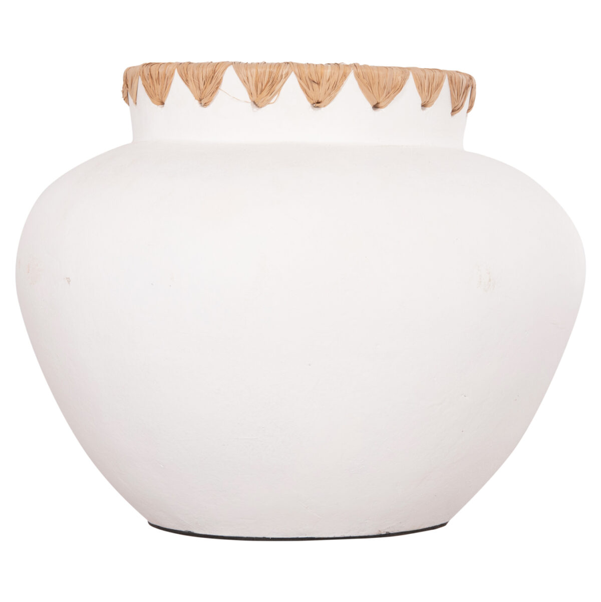 ΔΙΑΚΟΣΜΗΤΙΚΟ ΒΑΖΟ RENTON(M) LH10.4734 ΤΕΡΑΚΟΤΑ ΛΕΥΚΗ-ΠΛΕΞΗ ΨΑΘΑΣ ΣΤΟ ΣΤΟΜΙΟ Φ28x23Υεκ - Image 3